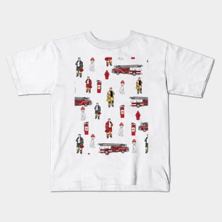 Fire Fighter Mix Kids T-Shirt